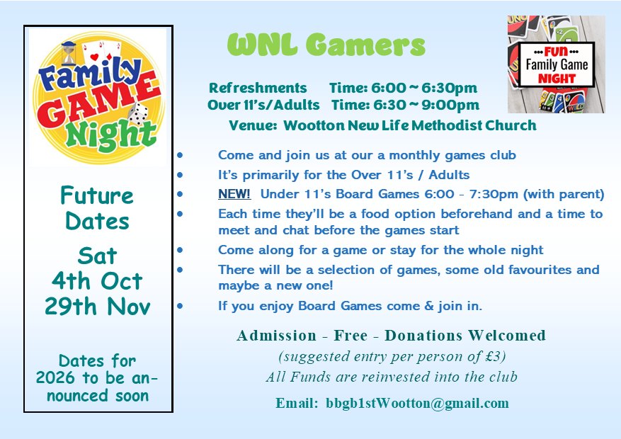 Family Game Night Flyer